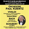 Orchestre Paul Kuentz : Vivaldi, Bach, Schubert - Eglise Notre Dame des Blancs Manteaux