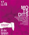 Mots dits - Les Déchargeurs - Salle Vicky Messica