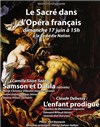 Le Sacré dans l'Opéra français - Comédie Nation