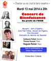 Concert de bienfaisance au profit de l'OICR - Temple de Passy