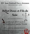 Billets Doux et Fils de Soie - Institution Sainte Trinité