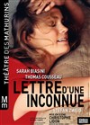 Lettre d'une inconnue - Théâtre des Mathurins - Studio