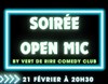 Soirée Open Mic By Vert de Rire Comedy club - La Ricane