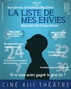 La liste de mes envies - Théâtre Lepic