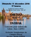 Dvorak et Smetana - Grand amphithéâtre Henri Cartan du Campus d'Orsay