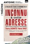 Inconnu à cette adresse - Théâtre Antoine