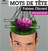 Fabien Olicard dans Mots de Tête - Comédie des 3 Bornes