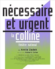 Nécessaire et urgent Thtre National de la Colline - Petit Thtre Affiche