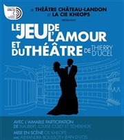 Le jeu de l'amour et du théâtre Espace Chteau Landon Affiche