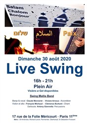 Live Concert 100% swing en plein air Le 17 Affiche