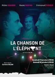 La chanson de l'éléphant Thtre Clavel Affiche