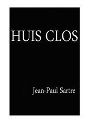 Huis clos Thtre de l'Eau Vive Affiche