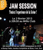 Jam session avec Boney Fields 1000 Club Affiche