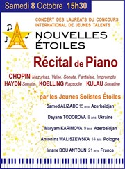 Récital de piano Eglise Sainte Marie des Batignolles Affiche