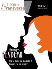 Feu la mère de Madame & Léonie est en avance Thtre Transversal Affiche