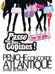 Passe avec des copines ! Bateau Concorde Atlantique Affiche