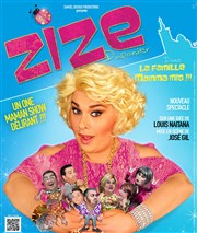 Zize Du Panier dans La famille Mamma mia Thtre de la Salle Bleue Affiche