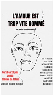 L'amour est trop vite nommé Caf Thtre du Ttard Affiche