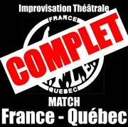 Match d'Improvisation théâtrale France-Québec Grand Forum de Louviers Affiche