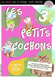 Les 3 petits cochons La Girafe Affiche