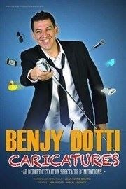 Benjy Dotti dans Caricatures Famace Thtre Affiche