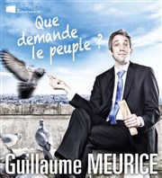 Guillaume Meurice dans Que demande le peuple ? Thtre Traversire Affiche