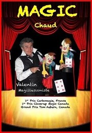 Dr Valentin dans Magic chaud Caf thtre de la Fontaine d'Argent Affiche