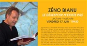 Lecture poétique et musicale avec Zéno Bianu Espace Andre Chdid Affiche