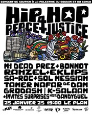 Hip-Hop 4 Peace & Justice Le Plan - Grande salle Affiche