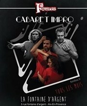 Les fondus : Cabaret d'impro ! Caf thtre de la Fontaine d'Argent Affiche