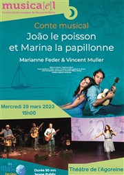 Joao le poisson et Marina la papillonne Agoreine Affiche