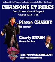 Chansons et Rires Cour de l'Ecole Marcel Pagnol Affiche