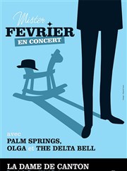 Palm Springs and Friends + Mister Février + Olga Sokolow + The delta Bell La Dame de Canton Affiche