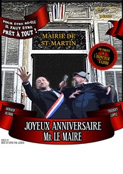 Joyeux anniversaire Monsieur le Maire, Une enquête de l'Inspecteur Tajinne Il Piccolo Thtre Affiche