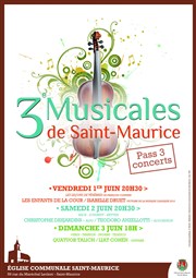 Christophe Desjardins et Teodoro Anzellotti Eglise communale Saint-Maurice Affiche