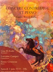 Concert contrebasse et piano Temple de Port Royal Affiche