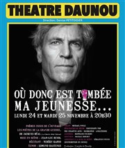 Où donc est tombée ma jeunesse ... | Avec Tchéky Karyo Thtre Daunou Affiche