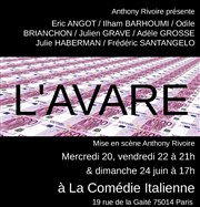 L'Avare La Comdie Italienne Affiche