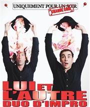 Lui et l'autre dans Duo d'impro Caf Thtre Le Citron Bleu Affiche