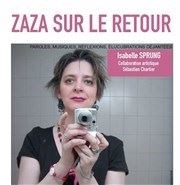 Isabelle Sprung dans Zaza sur le retour La Cible Affiche