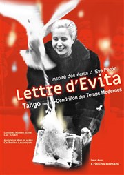 Lettre d'Évita Thtre de l'Avant-Scne Affiche