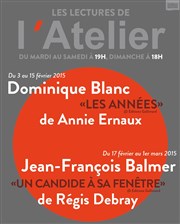 Un Candide à sa fenêtre | Les lectures de l'Atelier avec Jean-François Balmer Thtre de l'Atelier Affiche