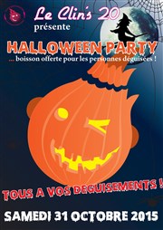 Soirée Halloween Le Clin's 20 Affiche