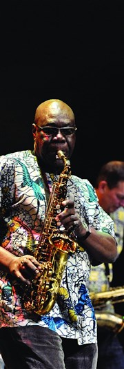 Manu Dibango + Astrolibre (1ère partie) Espace Lino Ventura Affiche