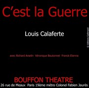 C'est la guerre Bouffon Thtre Affiche