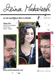 Zeina Mokaiesh L'ge d'or Paris Affiche