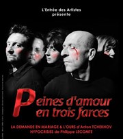 Peines d'Amour en trois farces Thtre de l'Avant-Scne Affiche