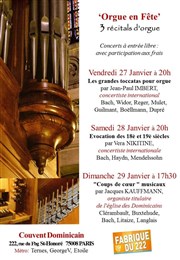 Orgue en Fête : 3 récitals Couvent de l'Annonciation Affiche