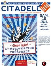 Grand match d'improvisation théâtrale Citadelle de Villefranche sur Mer Affiche