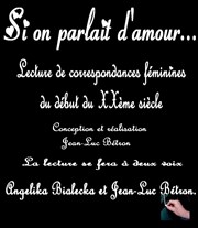 Si on parlait d'amour... Thtre du Gouvernail Affiche